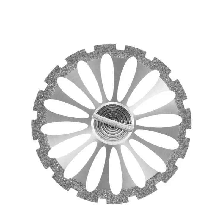 Duraflex: Disco Diamantado Duplaface Periférico 19x0,15mm Canulado Serrilhado D10R19