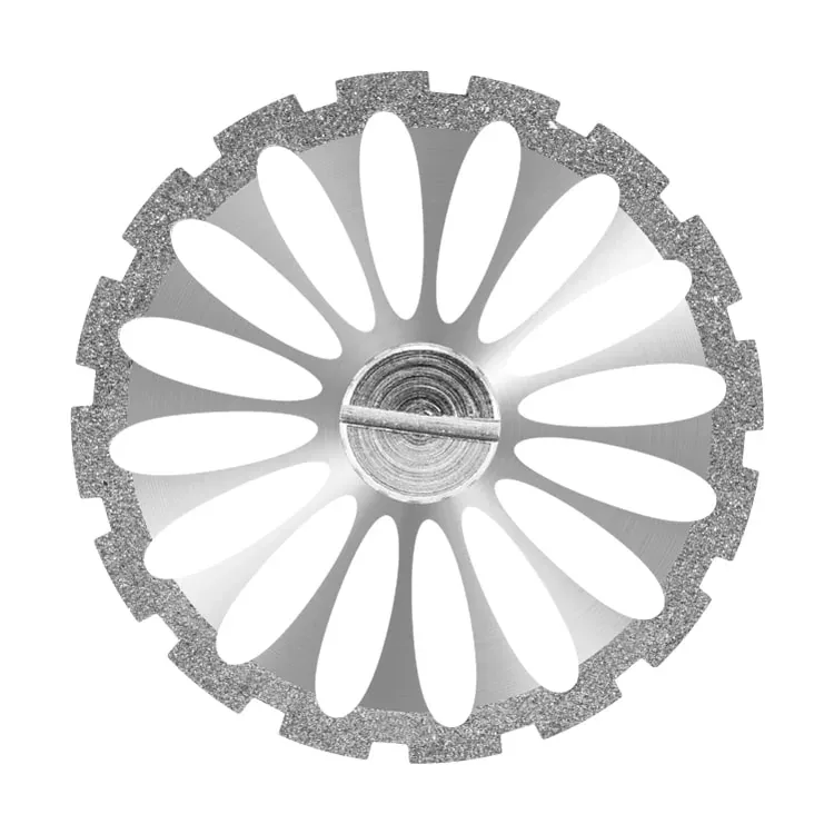 Duraflex: Disco Diamantado Duplaface Periférico 22x0,20mm Carnulado Serrilhado D10R22