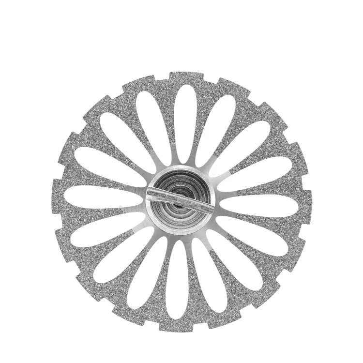 Duraflex: Disco Diamantado Duplaface Total 19x0,15mm Canulado Serrilhado D10F19
