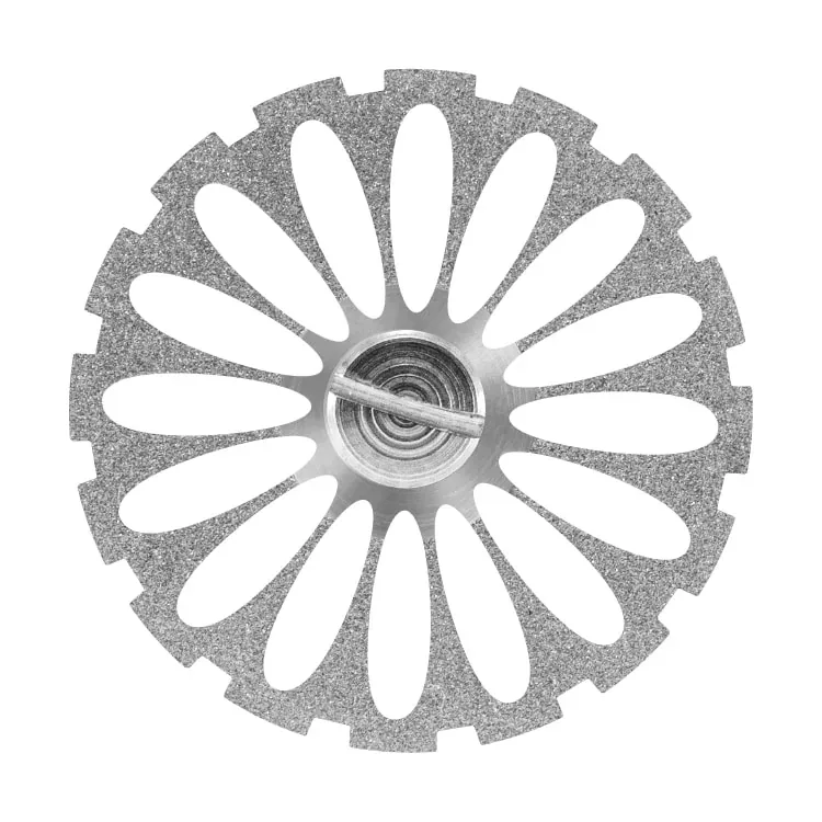 Duraflex: Disco Diamantado Duplaface Total 22x0,20mm Canulado Serrilhado D10F22