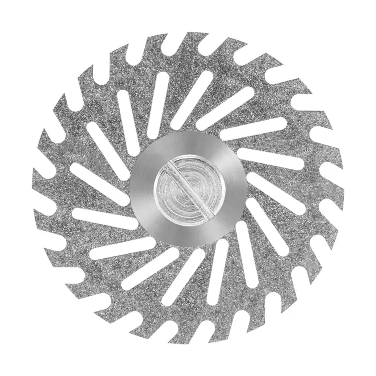 Duraflex: Disco Diamantado Duplaface Total 22x0,20mm Espiral Serrilhado D11F22