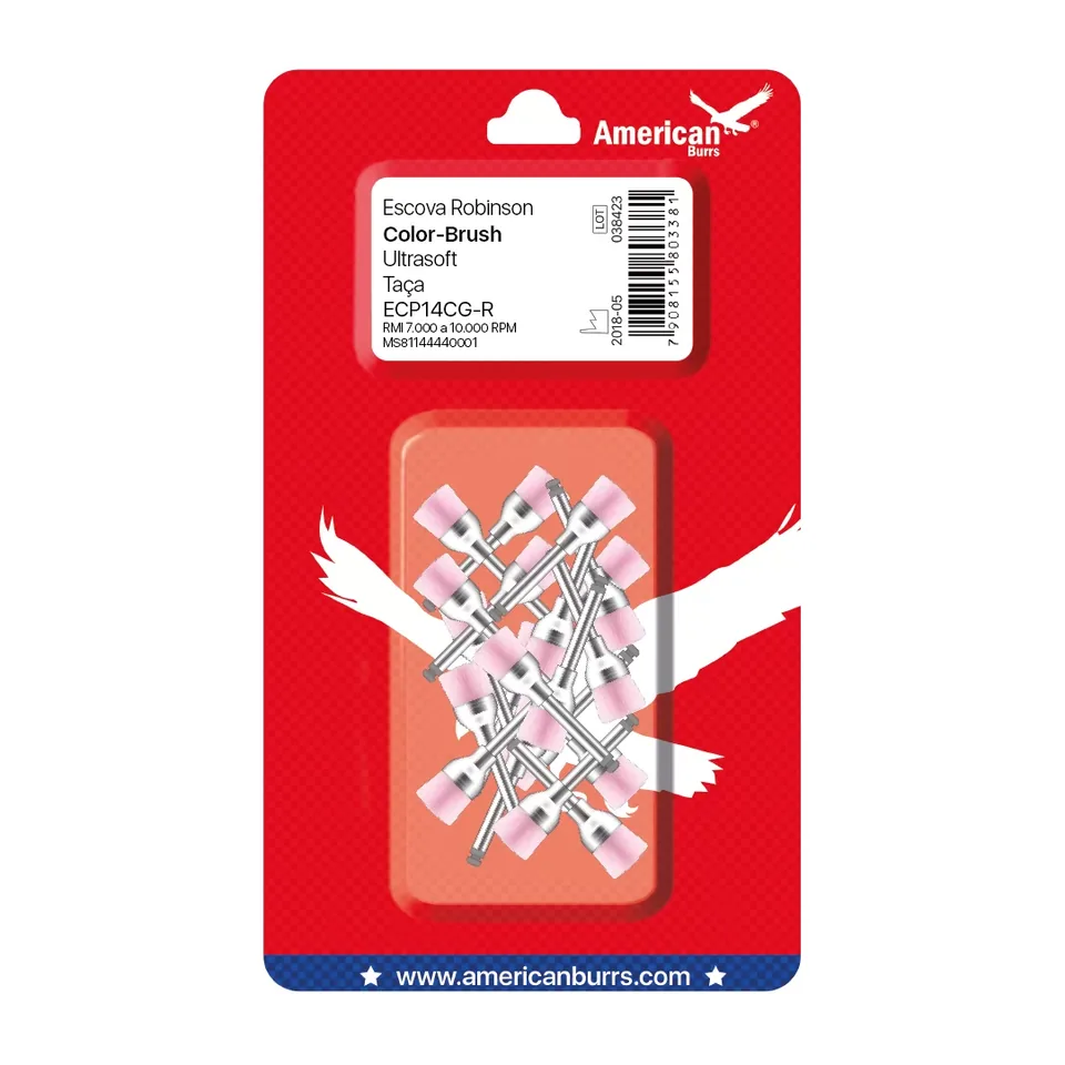 Minikit Color-Brush: Taça Ultra-Soft, código ECP14CG-R-20